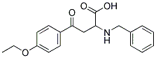 2-(BENZYLAMINO)-4-(4-ETHOXYPHENYL)-4-OXOBUTANOIC ACID Struktur