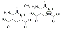 H-GLY-GLU-OH H2O Struktur