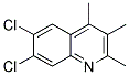 6,7-DICHLORO-2,3,4-TRIMETHYLQUINOLINE Struktur