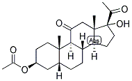 5-BETA-PREGNAN-3-BETA, 17-DIOL-11,20-DIONE 3-ACETATE Struktur