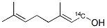 ALL TRANS GERANIOL, [1-14C] Struktur