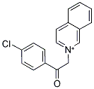 2-[2-(4-CHLOROPHENYL)-2-OXOETHYL]ISOQUINOLINIUM Struktur