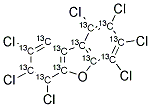 13C12-1,2,3,4,6,7,8-HEPTACHLORODIBENZOFURAN Struktur