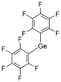 BIS(PENTAFLUOROPHENYL)GERMANE Struktur