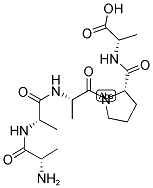 L-ALA-ALA-ALA-L-PRO-L-ALA Struktur