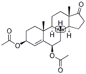 4-ANDROSTEN-3-BETA, 6-BETA-DIOL-17-ONE DIACETATE Struktur