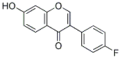 3-(4-FLUORO-PHENYL)-7-HYDROXY-CHROMEN-4-ONE Struktur