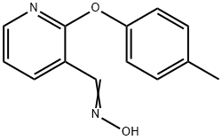 2-(4-METHYLPHENOXY)NICOTINALDEHYDE OXIME Struktur