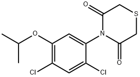 4-(2,4-DICHLORO-5-ISOPROPOXYPHENYL)-3,5-THIOMORPHOLINEDIONE Struktur