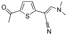 2-(5-ACETYL-2-THIENYL)-3-(DIMETHYLAMINO)ACRYLONITRILE Struktur