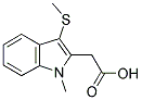 [1-METHYL-3-(METHYLSULFANYL)-1H-INDOL-2-YL]ACETIC ACID Struktur