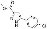 5-(4-CHLORO-PHENYL)-1 H-PYRAZOLE-3-CARBOXYLIC ACID METHYL ESTER Struktur