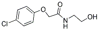 2-(4-CHLORO-PHENOXY)-N-(2-HYDROXY-ETHYL)-ACETAMIDE Struktur