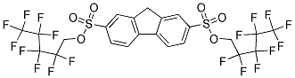 DI(2,2,3,3,4,4,5,5,5-NONAFLUOROPENTYL) 9H-FLUORENE-2,7-DISULFONATE Struktur