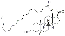 5-ALPHA-PREGNAN-3-ALPHA, 21-DIOL-20-ONE 21-STEARATE Struktur