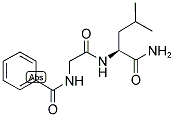 BENZOYL-GLY-L-LEU NH2 Struktur