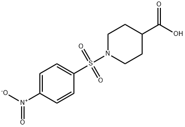 1-(4-NITRO-BENZENESULFONYL)-PIPERIDINE-4-CARBOXYLIC ACID Struktur