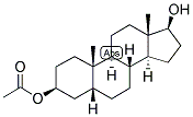 5-BETA-ANDROSTAN-3-BETA, 17-BETA-DIOL 3-ACETATE Struktur