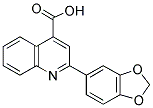 2-BENZO[1,3]DIOXOL-5-YL-QUINOLINE-4-CARBOXYLIC ACID Struktur