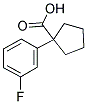 1-(3-FLUOROPHENYL)CYCLOPENTANECARBOXYLIC ACID Struktur