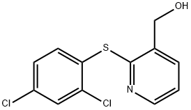 (2-[(2,4-DICHLOROPHENYL)SULFANYL]-3-PYRIDINYL)METHANOL Struktur