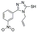 4-ALLYL-5-(3-NITROPHENYL)-4H-1,2,4-TRIAZOLE-3-THIOL Struktur