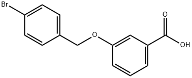 3-(4-BROMOPHENOXYMETHYL)BENZOIC ACID Struktur