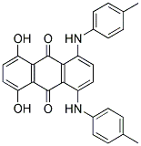 1,4-DIHYDROXY-5,8-DI-P-TOLUIDINOANTHRAQUINONE Struktur