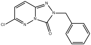 2-BENZYL-6-CHLORO[1,2,4]TRIAZOLO[4,3-B]PYRIDAZIN-3(2H)-ONE Struktur