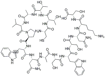 CYS-THR-THR-ALA-VAL-PRO-TRP-ASN-ALA-SER-TRP-SER-ASN-LYS-SER Struktur