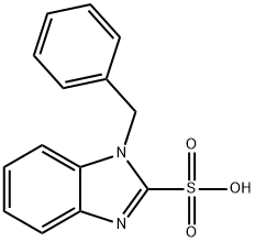 1-BENZYL-1H-BENZIMIDAZOLE-2-SULFONIC ACID Struktur