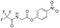 TRIFLUOROACETYL GLYCINE-P-NITROPHENYL ESTER Struktur