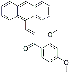 3-(9-ANTHRYL)-1-(2,4-DIMETHOXYPHENYL)PROP-2-EN-1-ONE Struktur