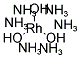 HEXAAMMINERHODIUM (III) HYDROXIDE Struktur