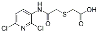 2-((2-[(2,6-DICHLORO-3-PYRIDYL)AMINO]-2-OXOETHYL)THIO)ACETIC ACID Struktur