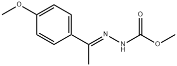 METHYL 2-[1-(4-METHOXYPHENYL)ETHYLIDENE]-1-HYDRAZINECARBOXYLATE Struktur