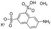 7-AMINO-1,3-NAPHTHALENEDISULFONIC ACID MONOPOTASSIUM SALT HYDRATE Struktur