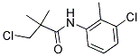 3-CHLORO-N-(3-CHLORO-2-METHYLPHENYL)-2,2-DIMETHYLPROPANAMIDE Struktur