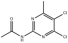 N-(4,5-DICHLORO-6-METHYL-2-PYRIMIDINYL)ACETAMIDE Struktur