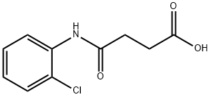 4-[(2-CHLOROPHENYL)AMINO]-4-OXOBUTANOIC ACID Struktur