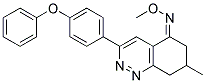 1-(5-(AZAMETHOXYMETHYLENE)-7-METHYL(6,7,8-TRIHYDROCINNOLIN-3-YL))-4-PHENOXYBENZENE Struktur