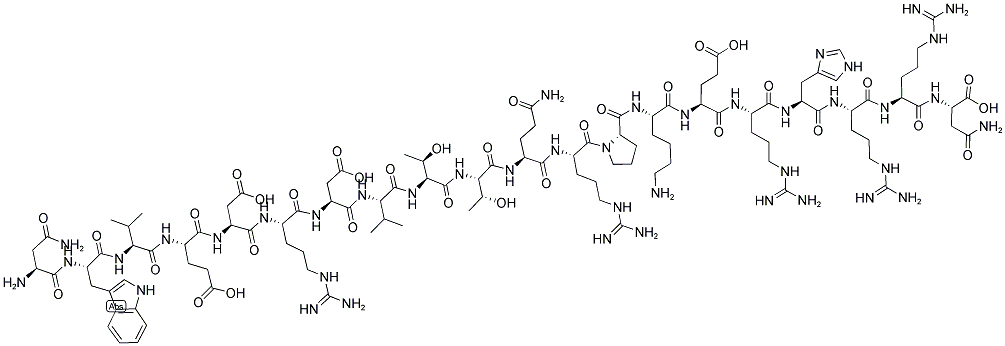 ASN-TRP-VAL-GLU-ASP-ARG-ASP-VAL-THR-THR-GLN-ARG-PRO-LYS-GLU-ARG-HIS-ARG-ARG-ASN Struktur