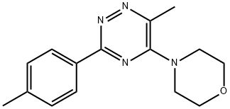 6-METHYL-3-(4-METHYLPHENYL)-5-MORPHOLINO-1,2,4-TRIAZINE Struktur