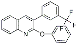 2-PHENOXY-3-[3-(TRIFLUOROMETHYL)PHENYL]QUINOLINE Struktur