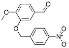 4-METHOXY-3-[(4-NITROBENZYL)OXY]BENZALDEHYDE Struktur