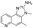 2-AMINO-3,4-DIMETHYL-3H-IMIDAZO[4,5-F]QUINOLINE-2-14C Struktur