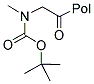 BOC-SAR-BHA RESIN Struktur