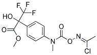 METHYL 2-(4-[(([(1-CHLOROETHYLIDENE)AMINO]OXY)CARBONYL)(METHYL)AMINO]PHENYL)-3,3,3-TRIFLUORO-2-HYDROXYPROPANOATE Struktur