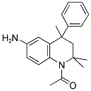 1-(6-AMINO-2,2,4-TRIMETHYL-4-PHENYL-3,4-DIHYDRO-2H-QUINOLIN-1-YL)-ETHANONE Struktur