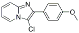 3-CHLORO-2-(4-METHOXYPHENYL)IMIDAZO[1,2-A]PYRIDINE Struktur